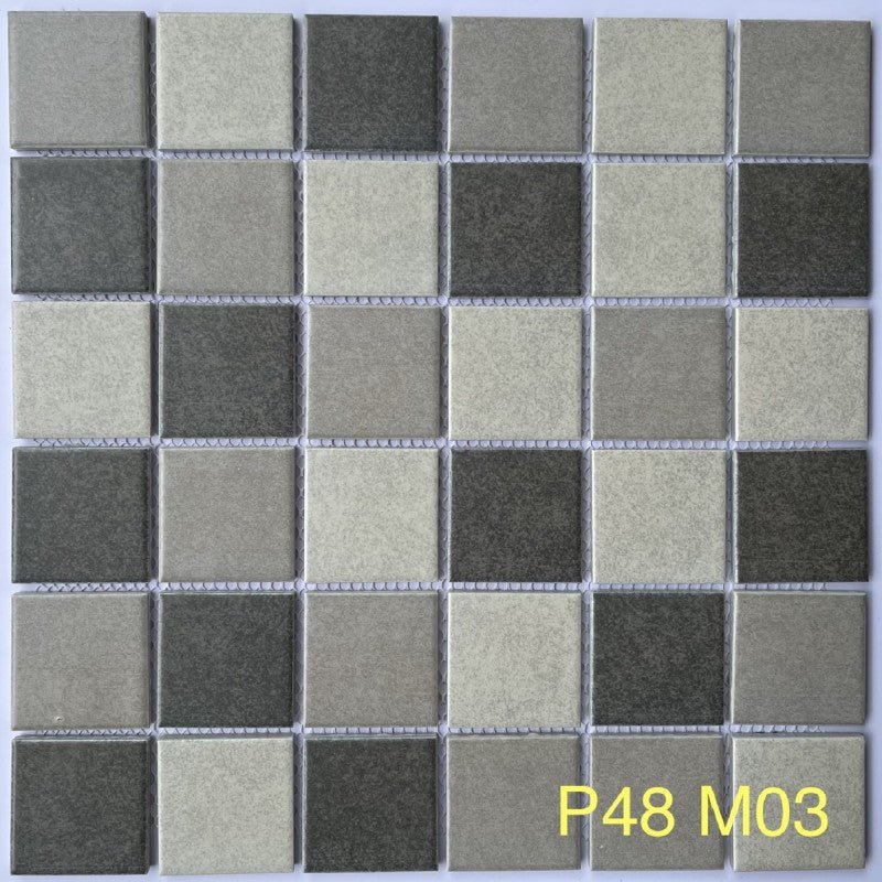 Gạch Gốm Sứ 306x306mm Mix Màu Xám P48M03 - Daisan Store