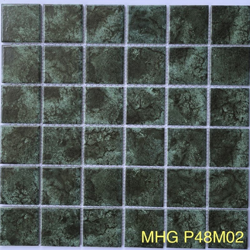 Gạch Gốm Sứ 306x306mm Xanh Phục Cổ P48M02 - Daisan Store