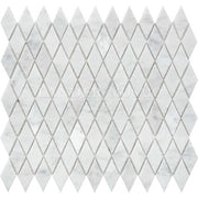 Gạch khảm đá cẩm thạch hình thoi Carrara bền chắc, sẵn sàng giao hàng cho tường - Daisan Store