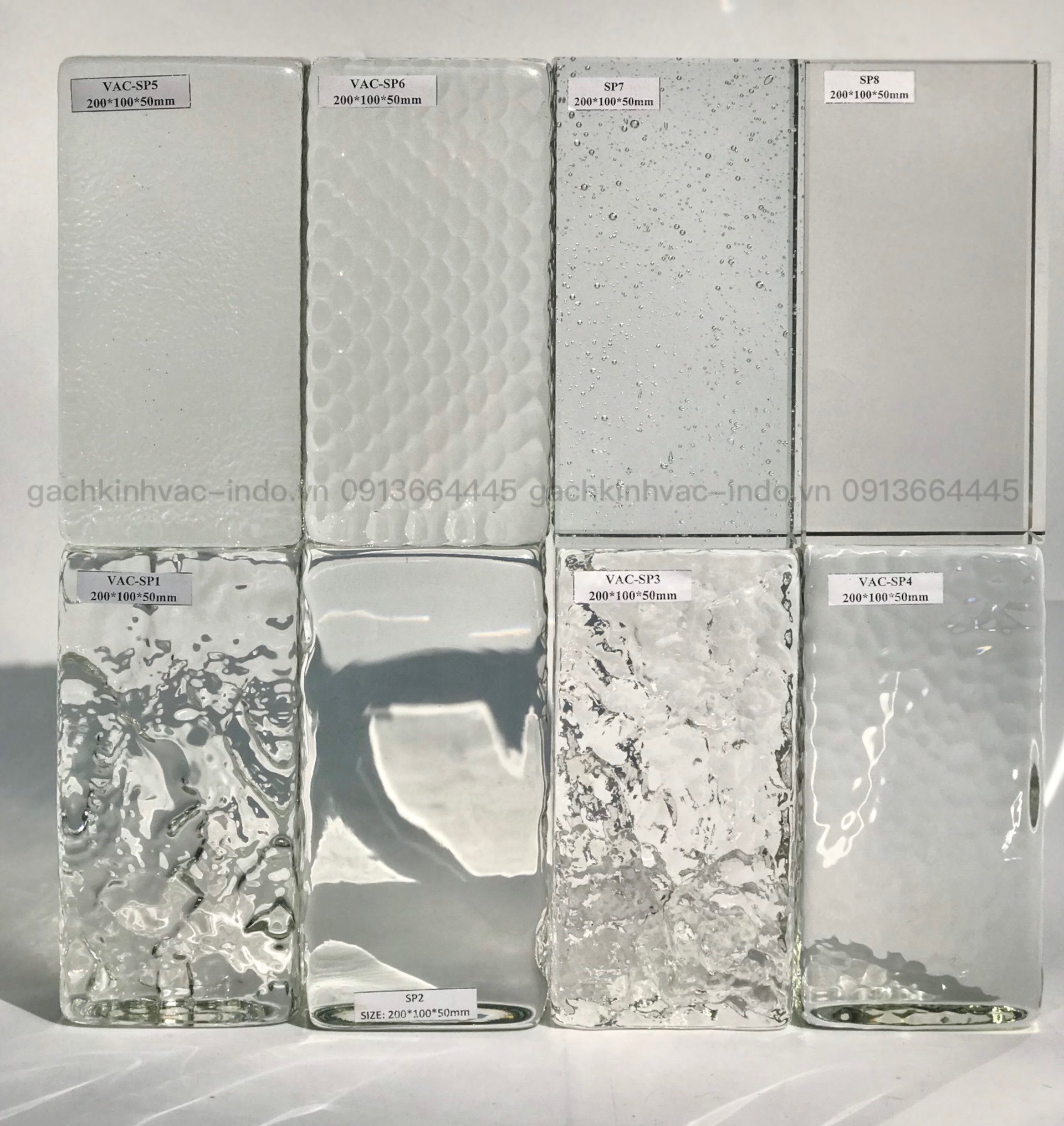 Gạch kính khối đặc SP6 - Daisan Store