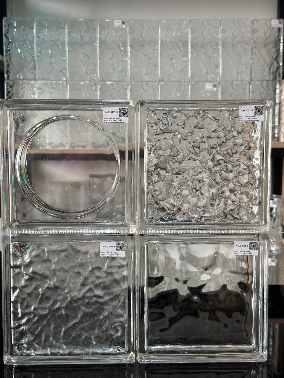 Gạch Kính VAC - 092 - 3 - Daisan Store