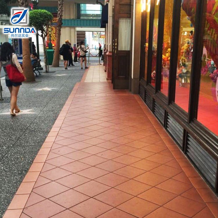 Gạch lát nền ngoài trời màu đất nung - Daisan Store