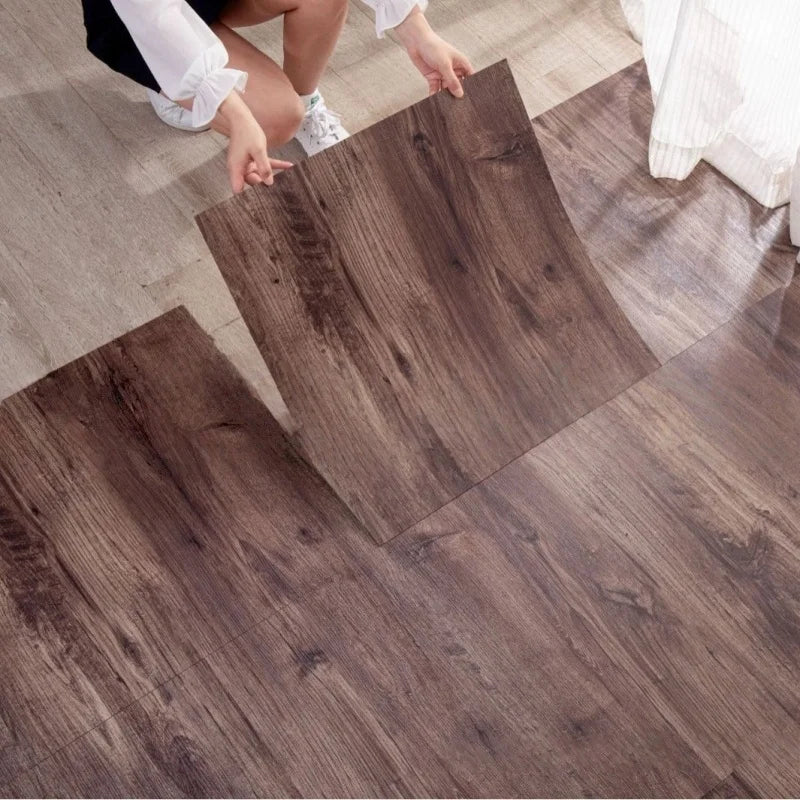 Gạch Lót Sàn Giả Gỗ Dày Dính Chống Thấm Không Trượt - Daisan Store