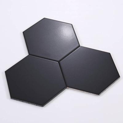 Gạch Lục Giác 230x200x115 Men Mờ Màu Đen - Daisan Store