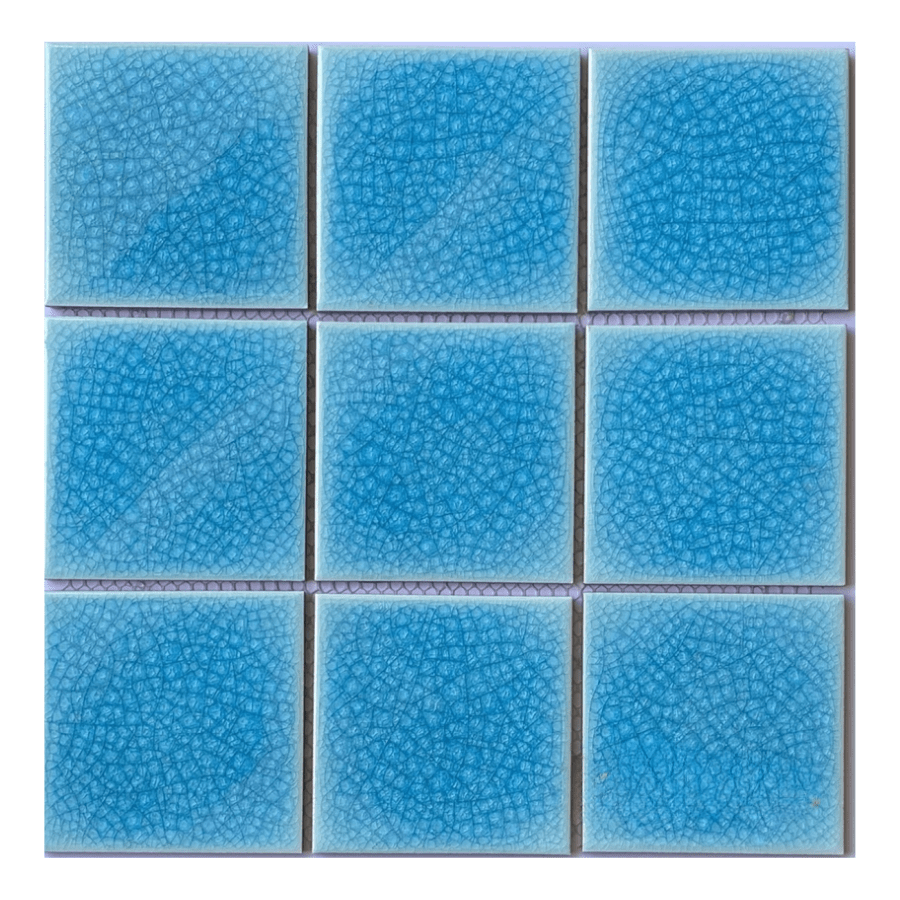 Gạch Mosaic 100x100mm men rạn đôi màu xanh dương MHG 1015 - Daisan Store