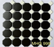 Gạch Mosaic Bát Giác Đen - Daisan Store