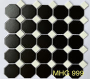 Gạch Mosaic Bát Giác Đen - Daisan Store