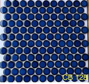Gạch Mosaic bi tròn xanh CB 128 - Daisan Store