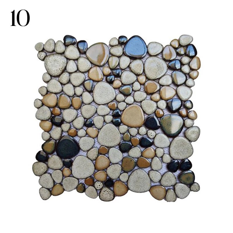 Gach Mosaic Ceramic 30x30cm Xanh Trang KhongTruot Phong Tam - Daisan Store