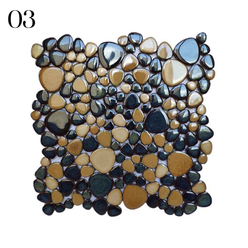 Gach Mosaic Ceramic 30x30cm Xanh Trang KhongTruot Phong Tam - Daisan Store