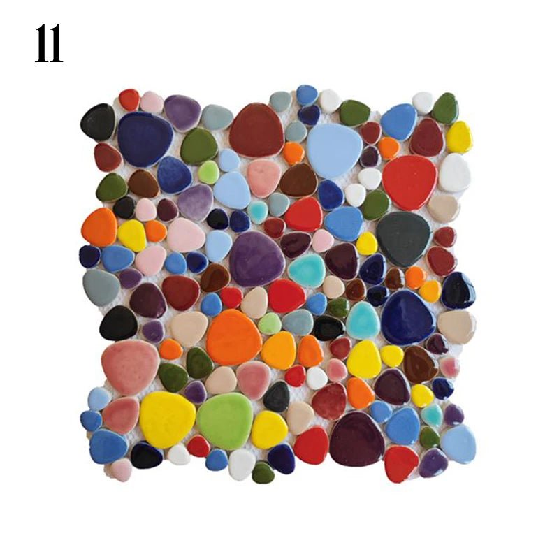 Gach Mosaic Ceramic 30x30cm Xanh Trang KhongTruot Phong Tam - Daisan Store