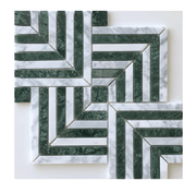 Gạch mosaic đá cẩm thạch tia nước Mosaic đá tự nhiên Mosaic đá cẩm thạch cho nhà bếp cho sàn cho phòng tắm cho tường - Daisan Store