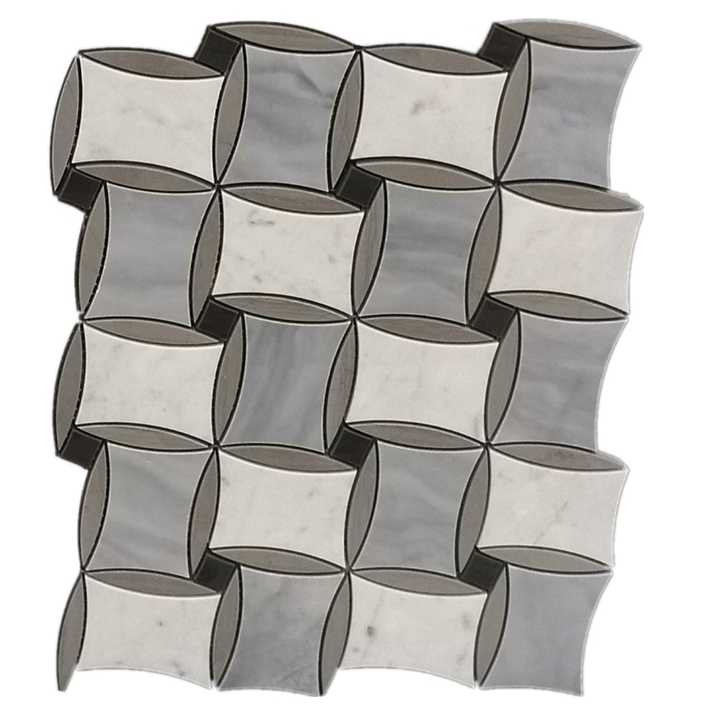 Gạch mosaic đá cẩm thạch xám Ý đang được bán với giá tốt Gạch ốp tường bằng đá cẩm thạch Gạch lát sàn Gạch ốp tường nội thất - Daisan Store