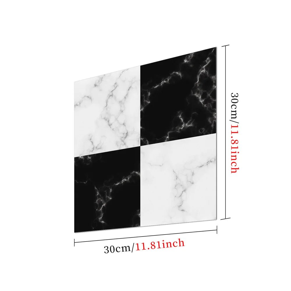 Gach Mosaic Den Trang Marble Dan San Nha Bep DIY Chat Luong - Daisan Store