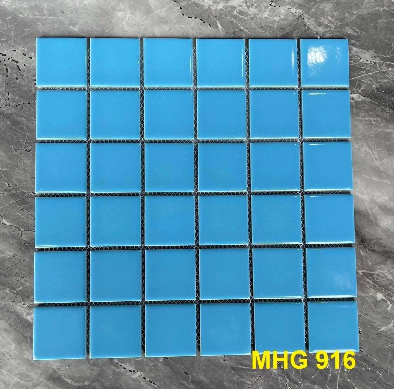 Gạch Mosaic Gốm Sứ Màu Xanh MHG 916 - Daisan Store