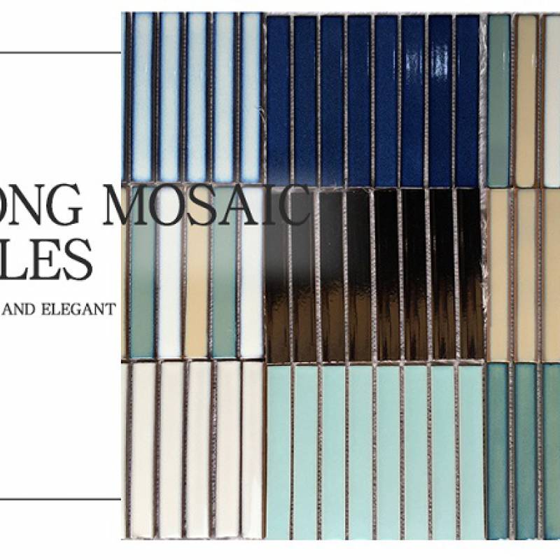 Gạch mosaic gốm trang trí 295x295mm YD - Y0603 trộn màu - Daisan Store