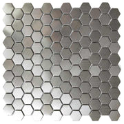 Gạch Mosaic Kim Loại Thép Không Gỉ Hình Lục Giác Sang Trọng - Daisan Store
