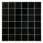 Gạch Mosaic Kính 48x48mm Men Bóng Màu Đen MH4809 - Daisan Store