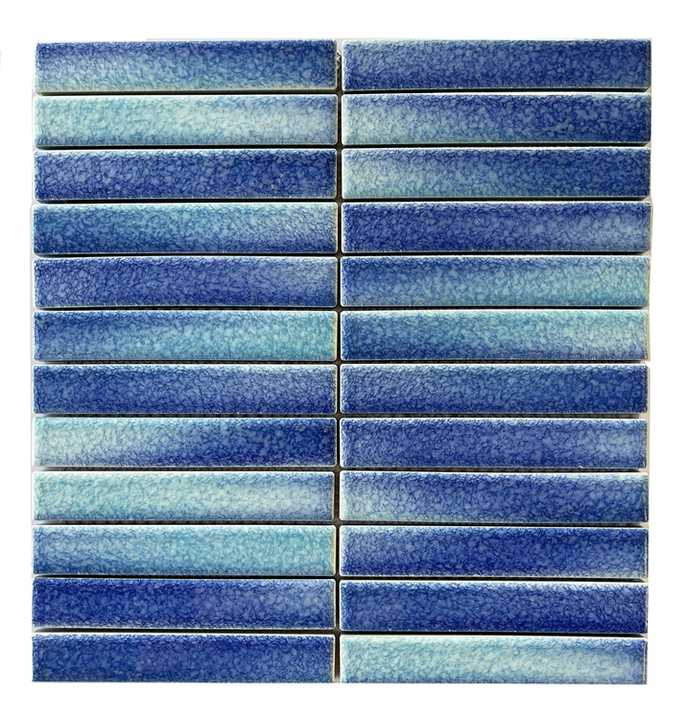 Gạch mosaic KitKat Finger Ceramic tráng men bóng dùng cho tường phòng tắm - Daisan Store