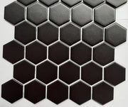 Gạch Mosaic lục giác đen mờ mã MHG900 - Daisan Store