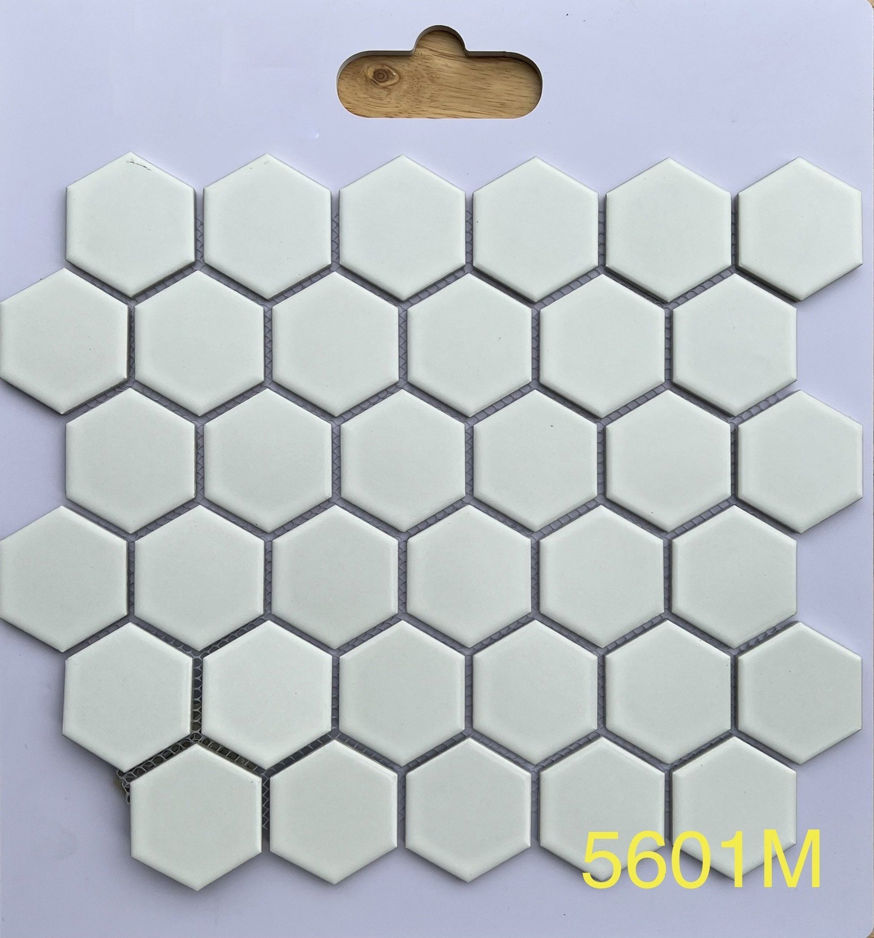 Gạch Mosaic Lục Giác Trắng Mờ 5601M - Daisan Store