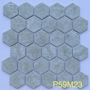 Gạch mosaic lục giác xám - Daisan Store