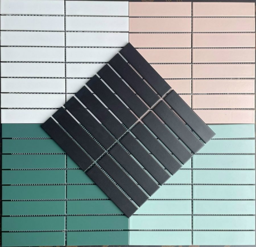 Gạch Mosaic Que 32x145mm Màu Xanh Mint 305 - Daisan Store