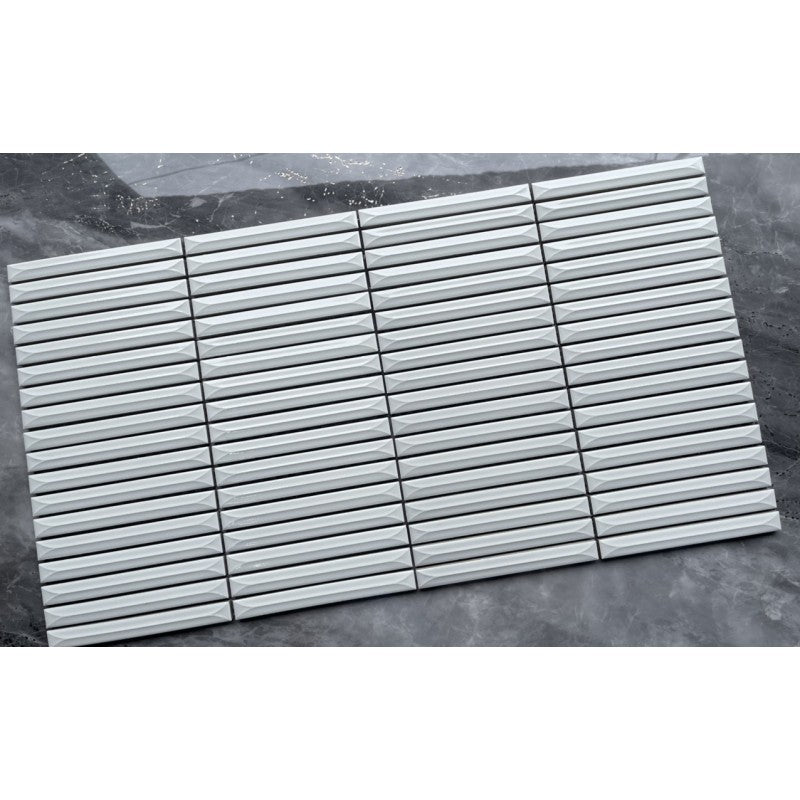 Gạch Mosaic Que Đũa MHT 139 Màu Trắng - Daisan Store
