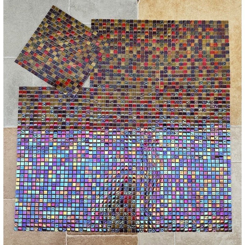 Gạch mosaic thủy tinh cao cấp MH 1596 - Daisan Store
