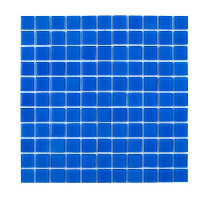 Gạch mosaic thủy tinh vuông 300x300 màu xanh nhạt thiết kế hiện đại cho hồ bơi Gạch mosaic sàn hồ bơi giá rẻ - Daisan Store
