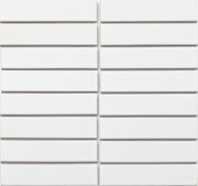 Gạch mosaic trắng mờ vỉ lưới kt 32x145mm 301(3201M) - Daisan Store