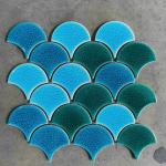 Gạch Mosaic vảy cá men rạn Mix111625 - Daisan Store