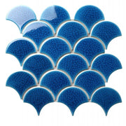 Gạch Mosaic vảy cá xanh đậm SH - XFB90066 - Daisan Store