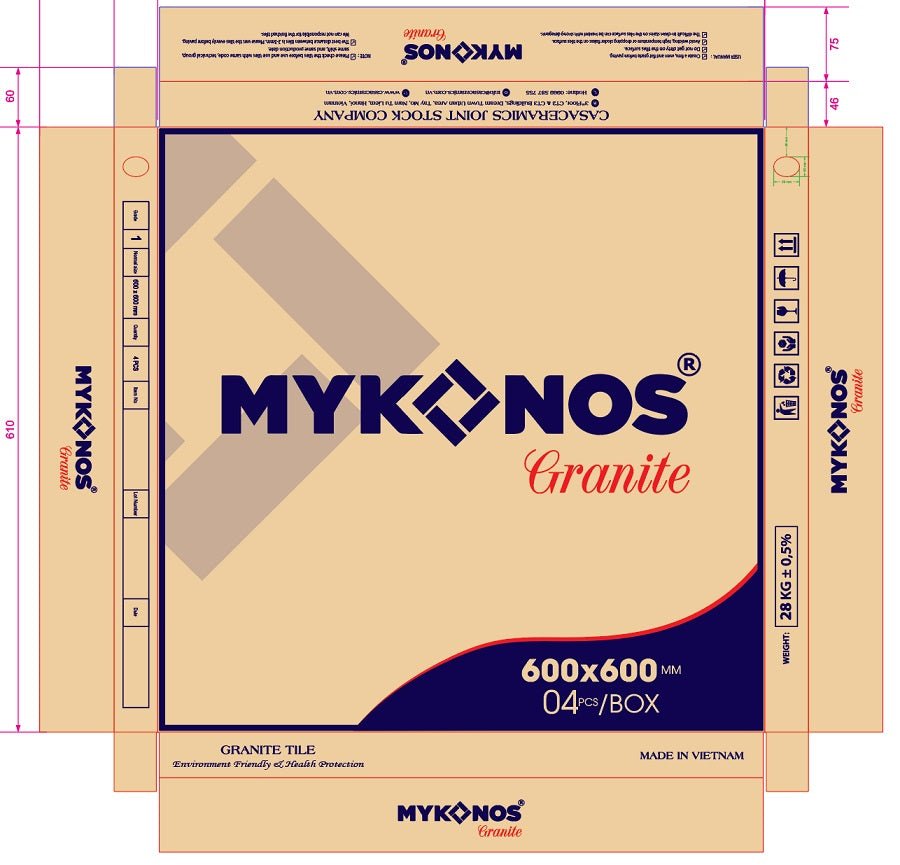 Gạch Mykonos CS6605 - Daisan Store