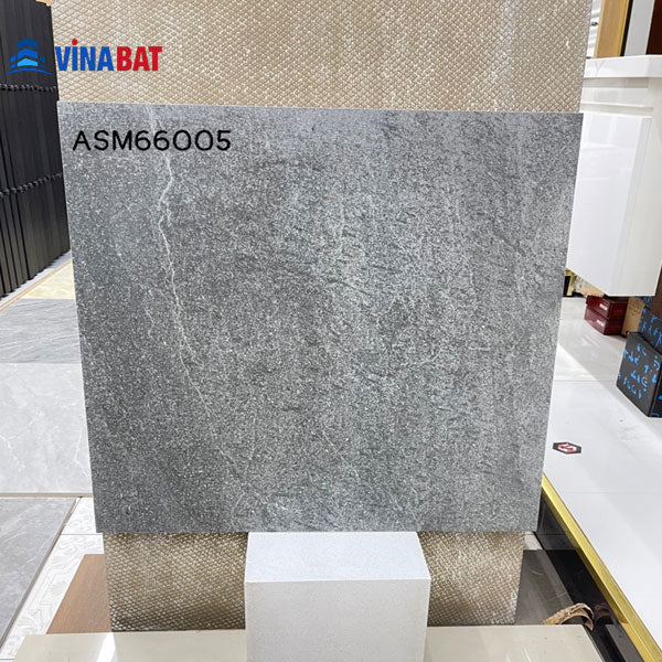 Gạch ốp lát 60x60cm men matt xám đậm - Daisan Store