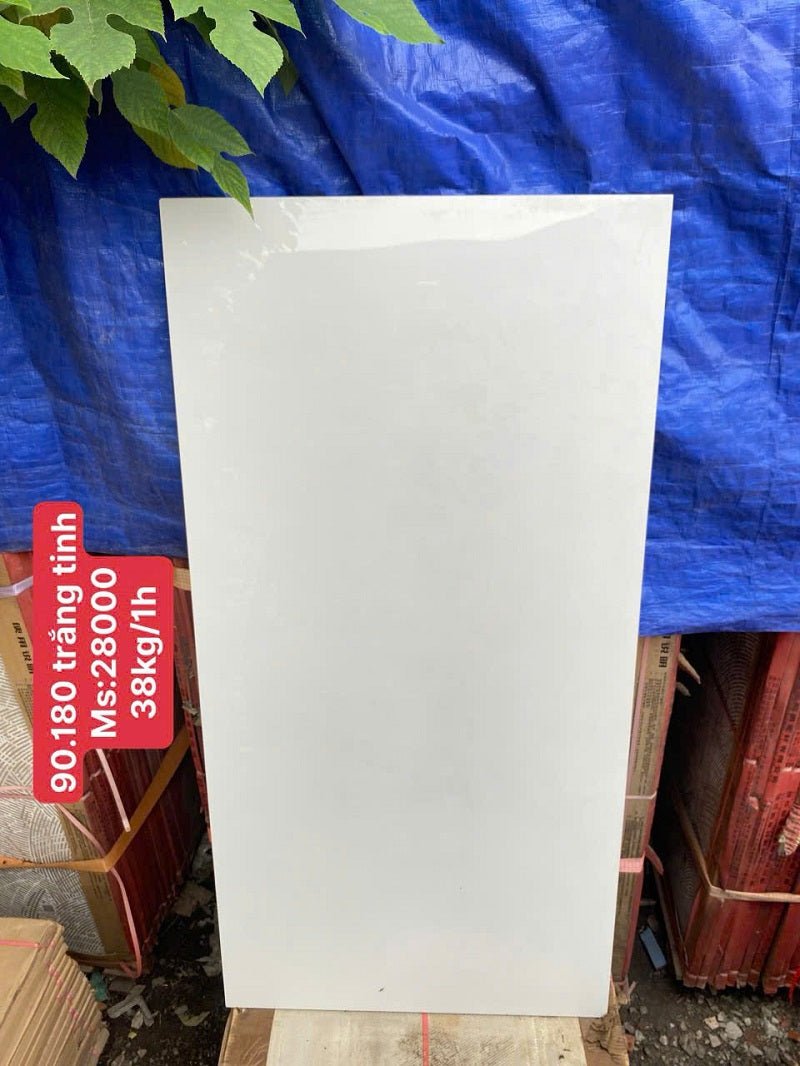 Gạch Ốp Lát 90x180cm Trung Quốc màu vân đá mây trắng nhạt 918LW92A - Daisan Store