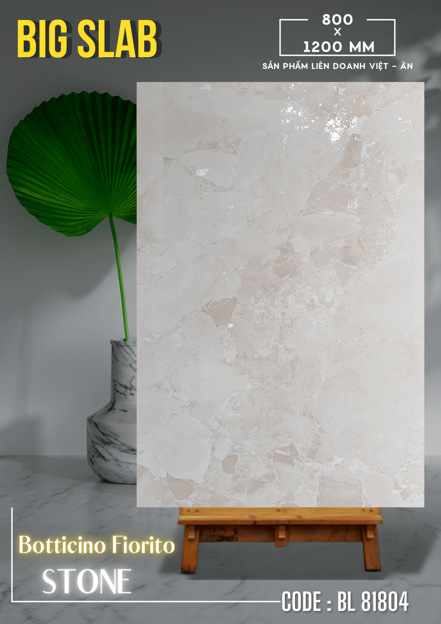 Gạch ốp lát Apodio BL 81804 Big Slab - Daisan Store