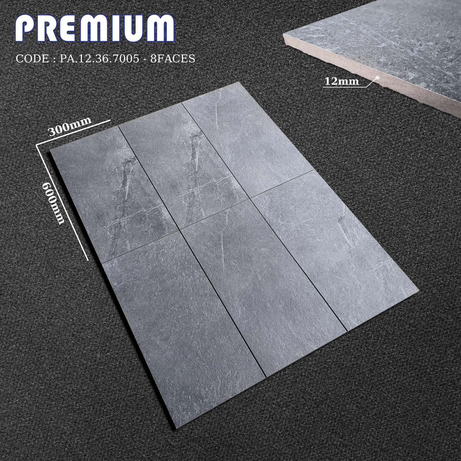 Gạch ốp lát Apodio PA12367006 (dày 12mm) - Daisan Store