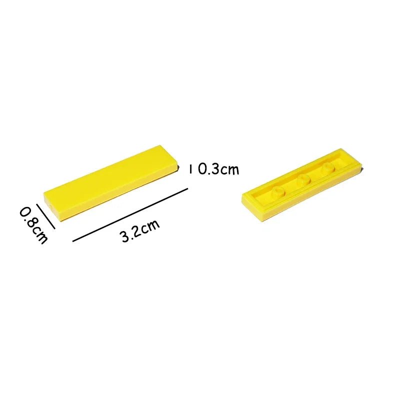 Gạch Phẳng 1x4 Lắp Ráp Sáng Tạo 200 Chiếc Cho Bé - Daisan Store