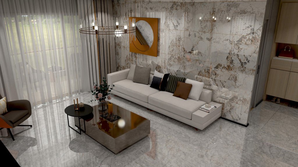 GẠCH PORCELAIN PRIME 60×120 MÃ 27301 BÓNG - Daisan Store