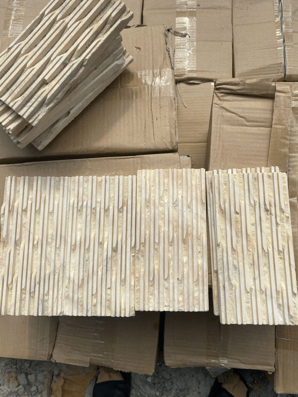 Gạch răng lược vàng 10x20 - Daisan Store