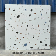 Gạch Terrazzo KT 600x600mm 6C01 - 655(1h/1.44m/4v/28.5kg) - Daisan Store