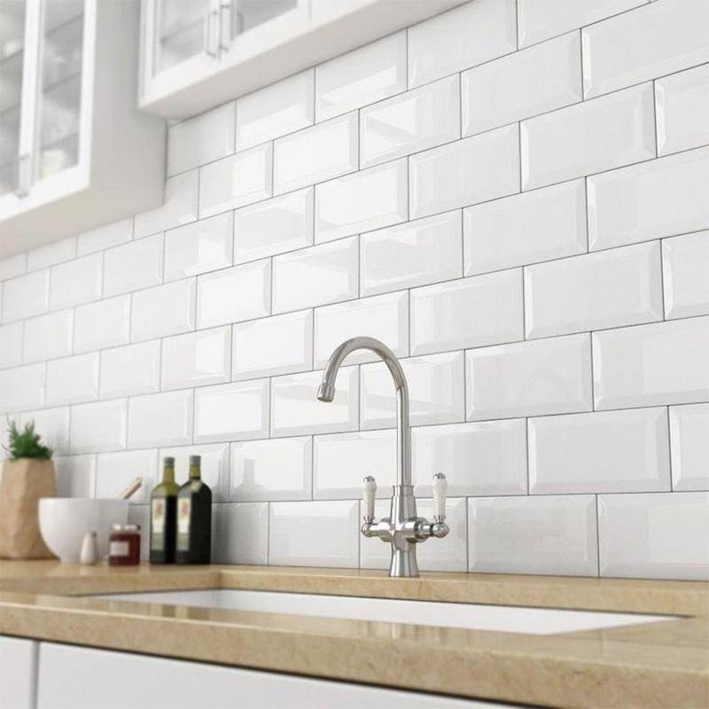 Gạch thẻ KT 75x150mm trắng bóng vát PSTA75150 - B - Daisan Store