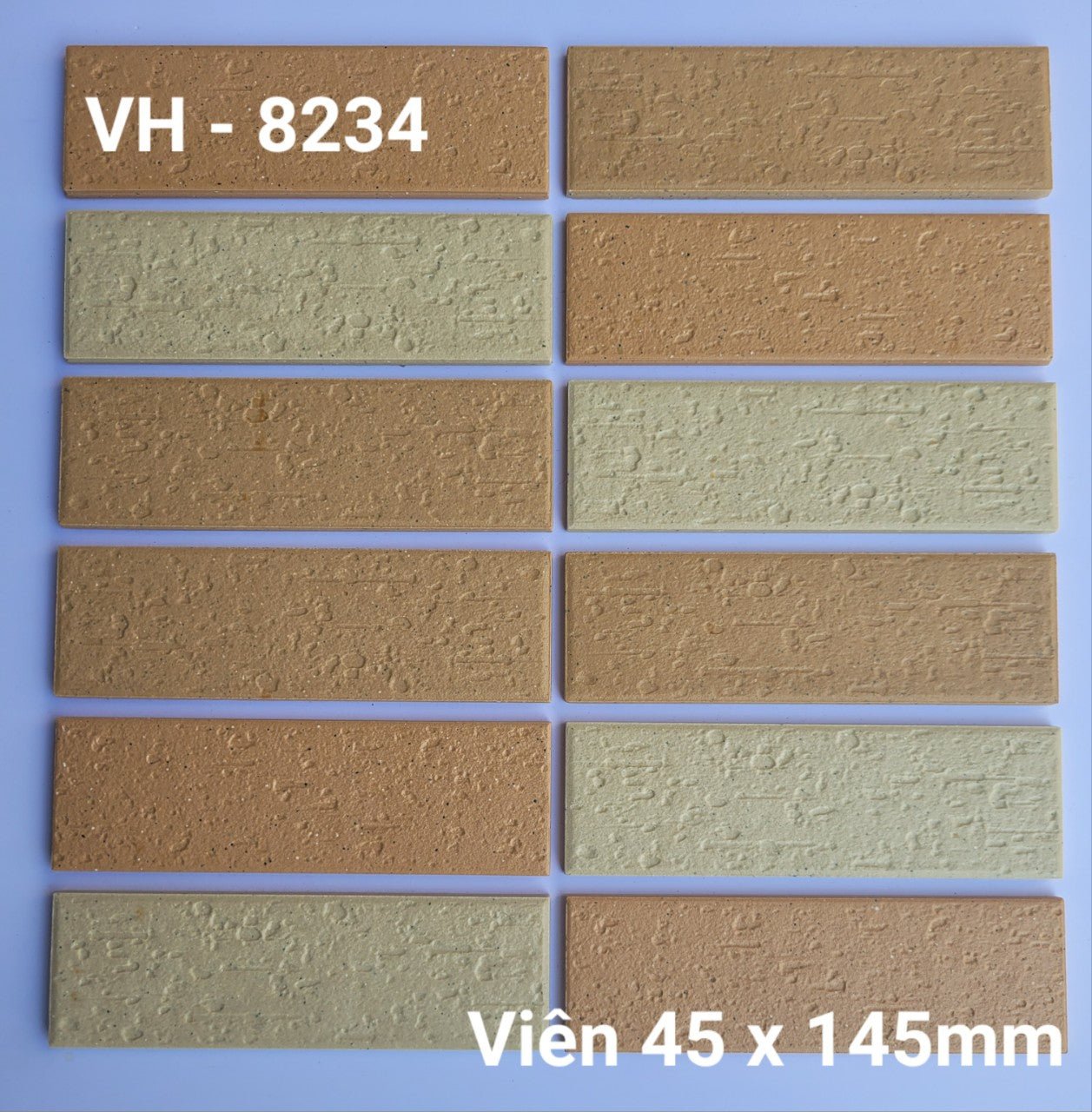 Gạch thẻ ngoại thất 45x145mm mã VH - 8234 - Daisan Store