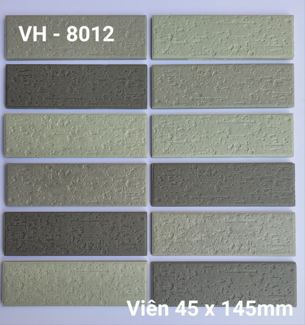 Gạch thẻ ngoại thất KT 45x145mm VH - 8012 - Daisan Store
