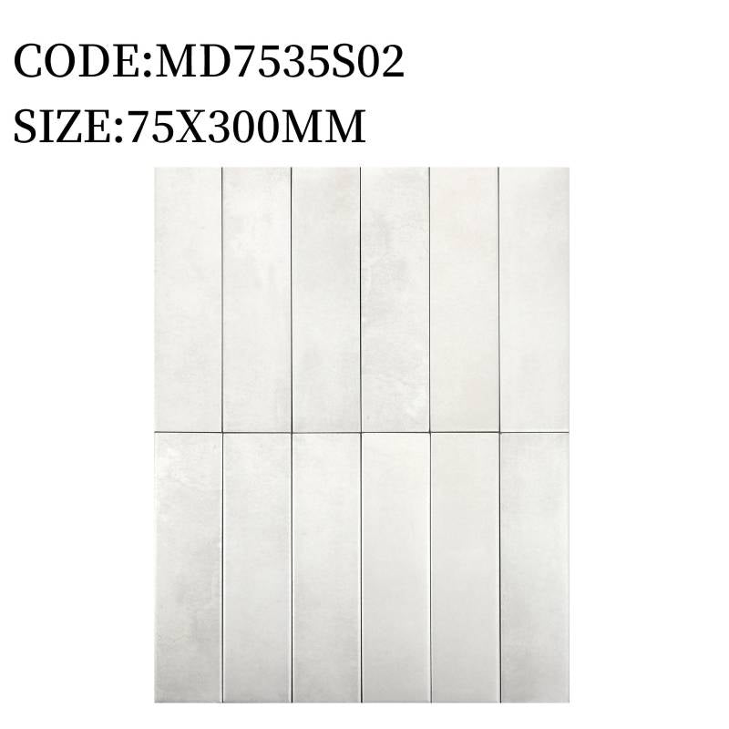 Gạch thẻ porcelain 75x300mm mã MD7535S02 - Daisan Store