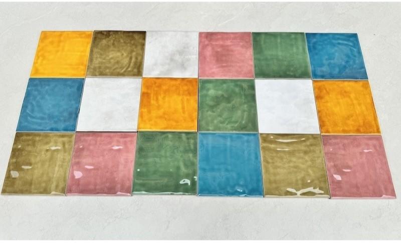 Gạch thẻ Porcelain bóng lượn KT 120x120mm LV12007 - Daisan Store