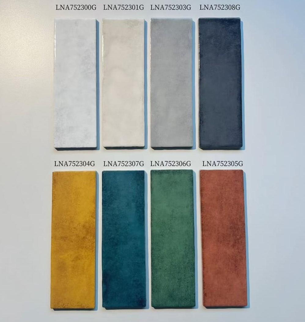 Gạch thẻ Porcelain bóng lượn KT 75x230mm mã LNA752301G - Daisan Store