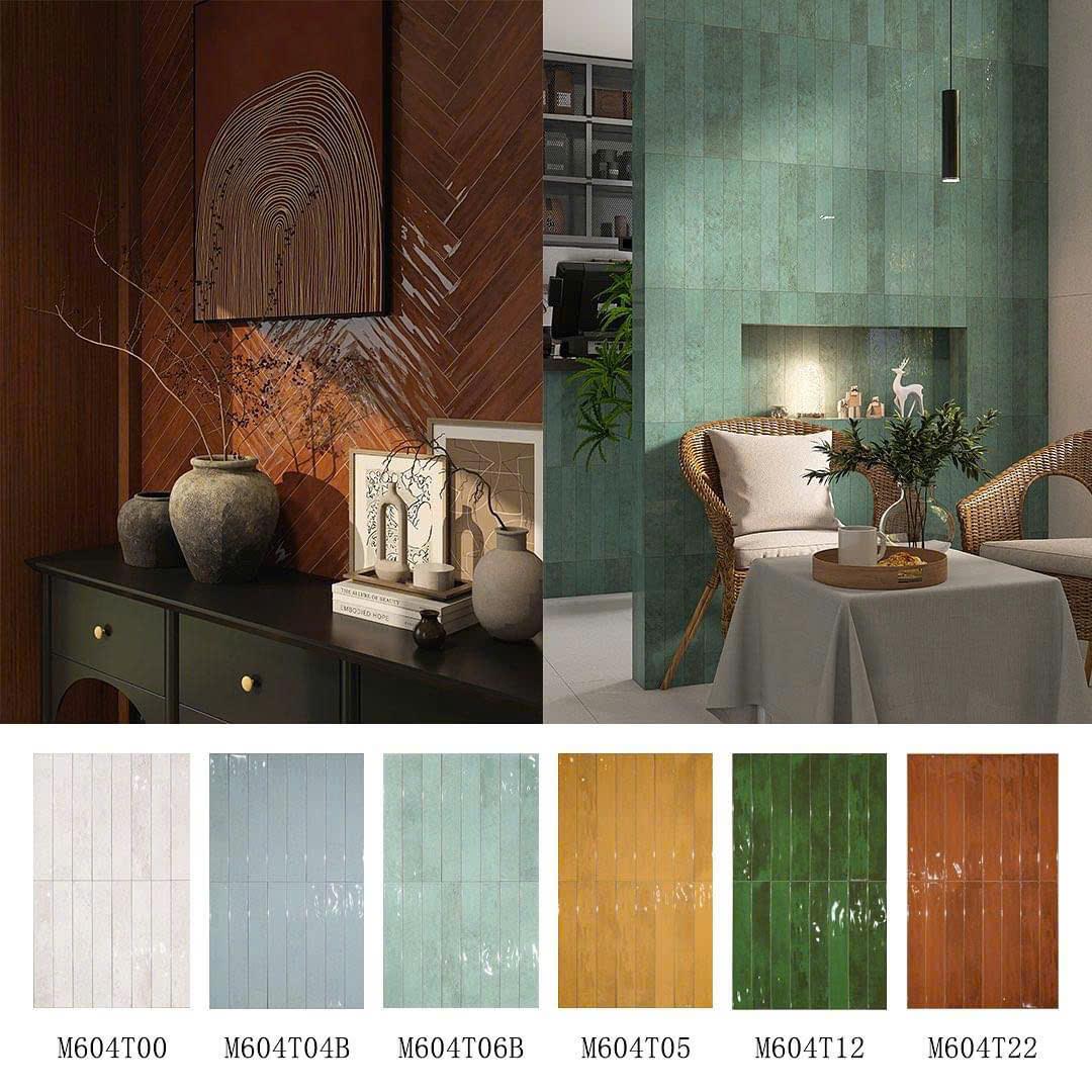 Gạch thẻ Porcelain bóng phẳng KT 60x400mm mã M604T04B - Daisan Store