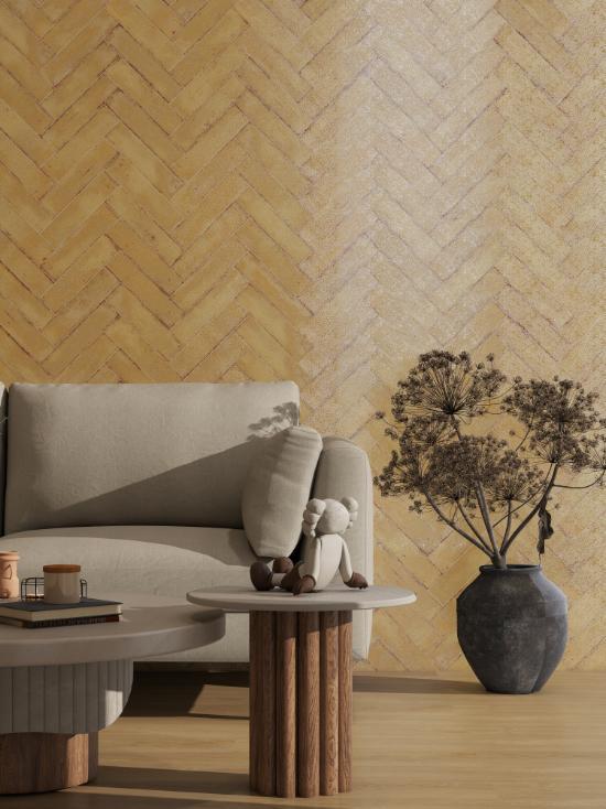 Gạch thẻ Porcelain mờ phẳng ánh kim KT 75x300 mã MD7536G05 - SG - Daisan Store